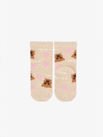 Penti Sokken 'PENTI Mädchen Capy Neutrals Baumwoll 2er-Pack Socken' in Gemengde kleuren