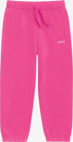 Loosefit Pantalon ESPRIT en rose : devant