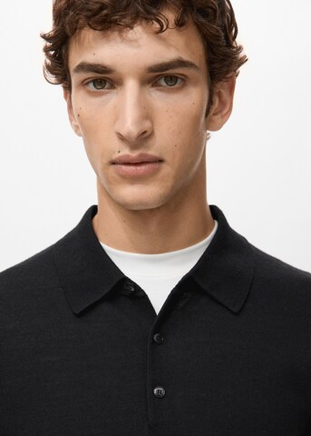 MANGO MAN Pullover 'Willys' in Schwarz