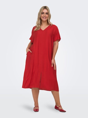 Abito 'CARJOANNA' di ONLY Carmakoma in rosso: frontale