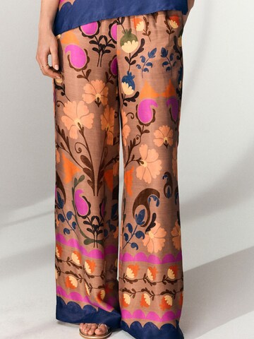 Wide Leg Pantalon Next en marron