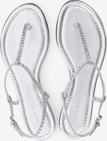 Kennel & Schmenger T-Bar Sandals ' ELLE ' in Grey