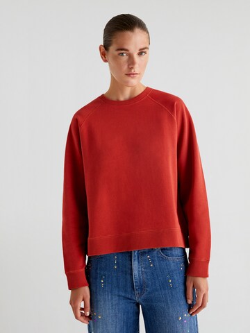 Scalpers Sweatshirt i röd: framsida