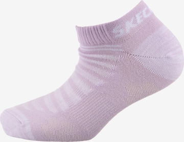 SKECHERS Athletic Socks in Purple