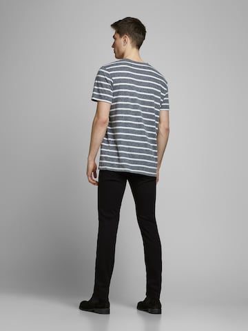 Coupe slim Jean 'GLENN' JACK & JONES en noir