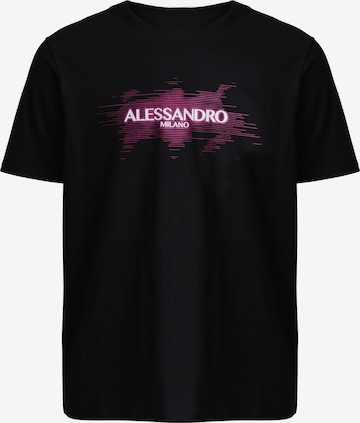 Alessandro Zavetti - Camisa em preto: frente