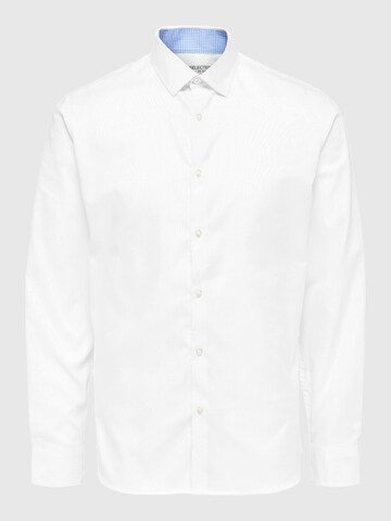 SELECTED Slim Fit Риза в бяло