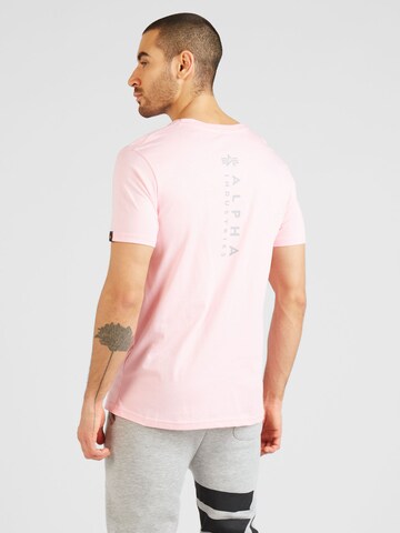 ALPHA INDUSTRIES Koszulka w kolorze różowy