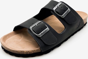 thies Pantolette 'Eco Bio Sandal' in Grau: Vorderseite