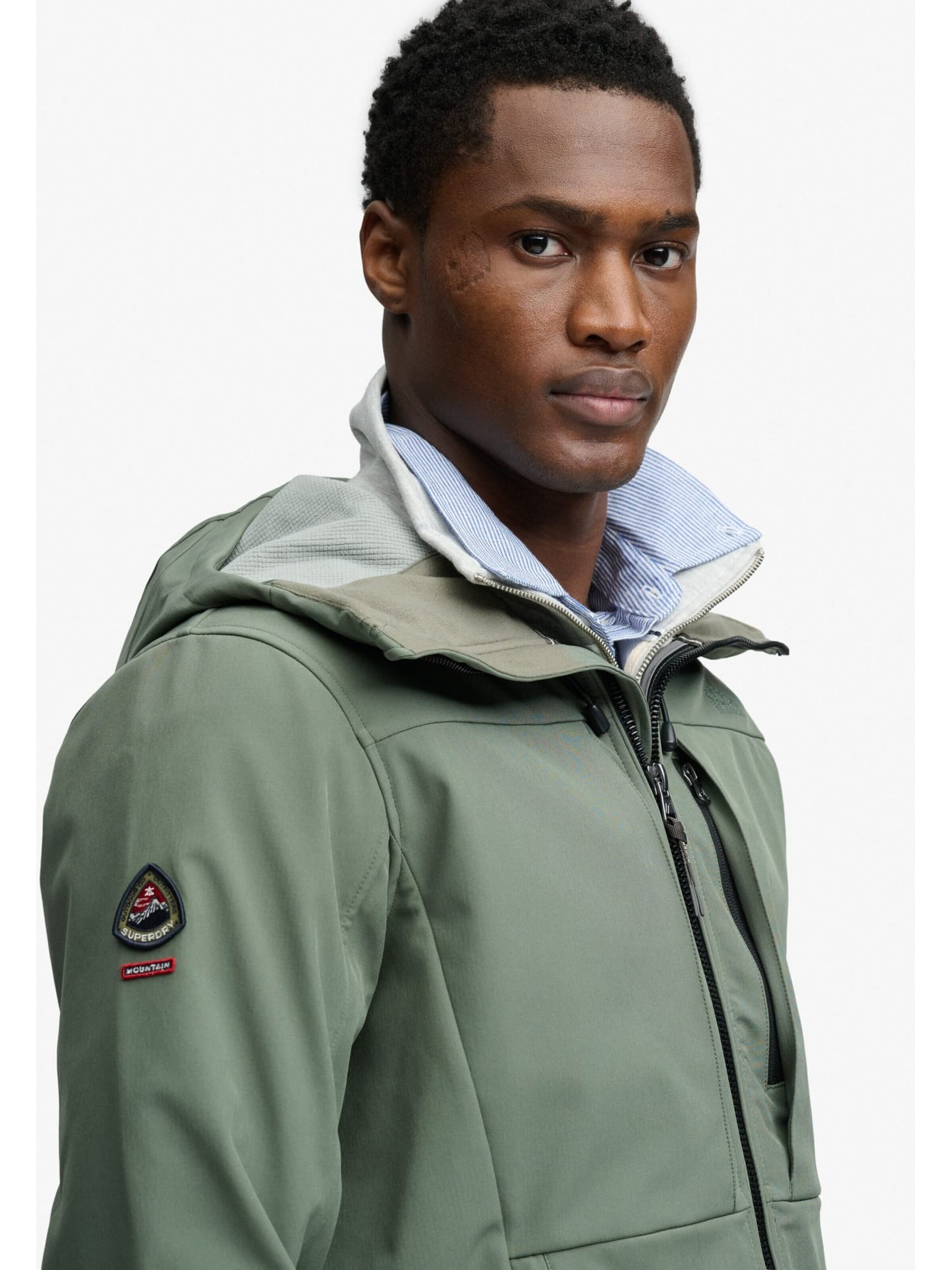 Superdry Between-seasons coat in Green