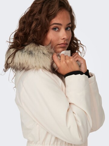 ONLY Winter parka 'ONLIRIS ' in Beige