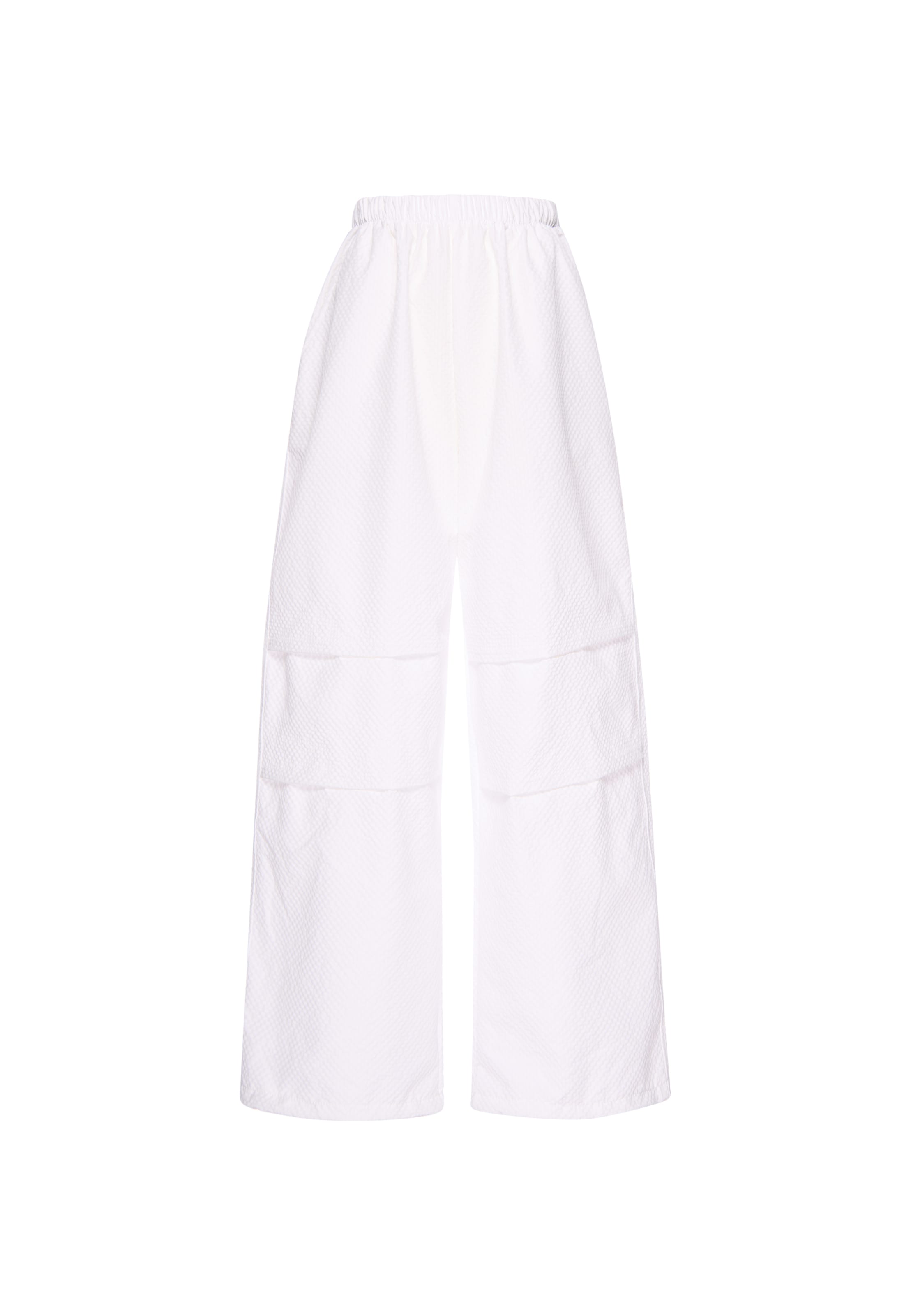 myMo ATHLSR Pantalon en 34 en blanc, Vue avec produit
