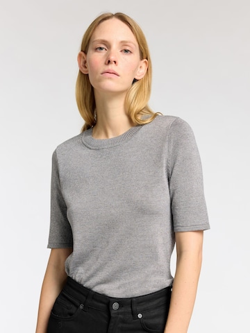 Pull-over SELECTED en gris : devant