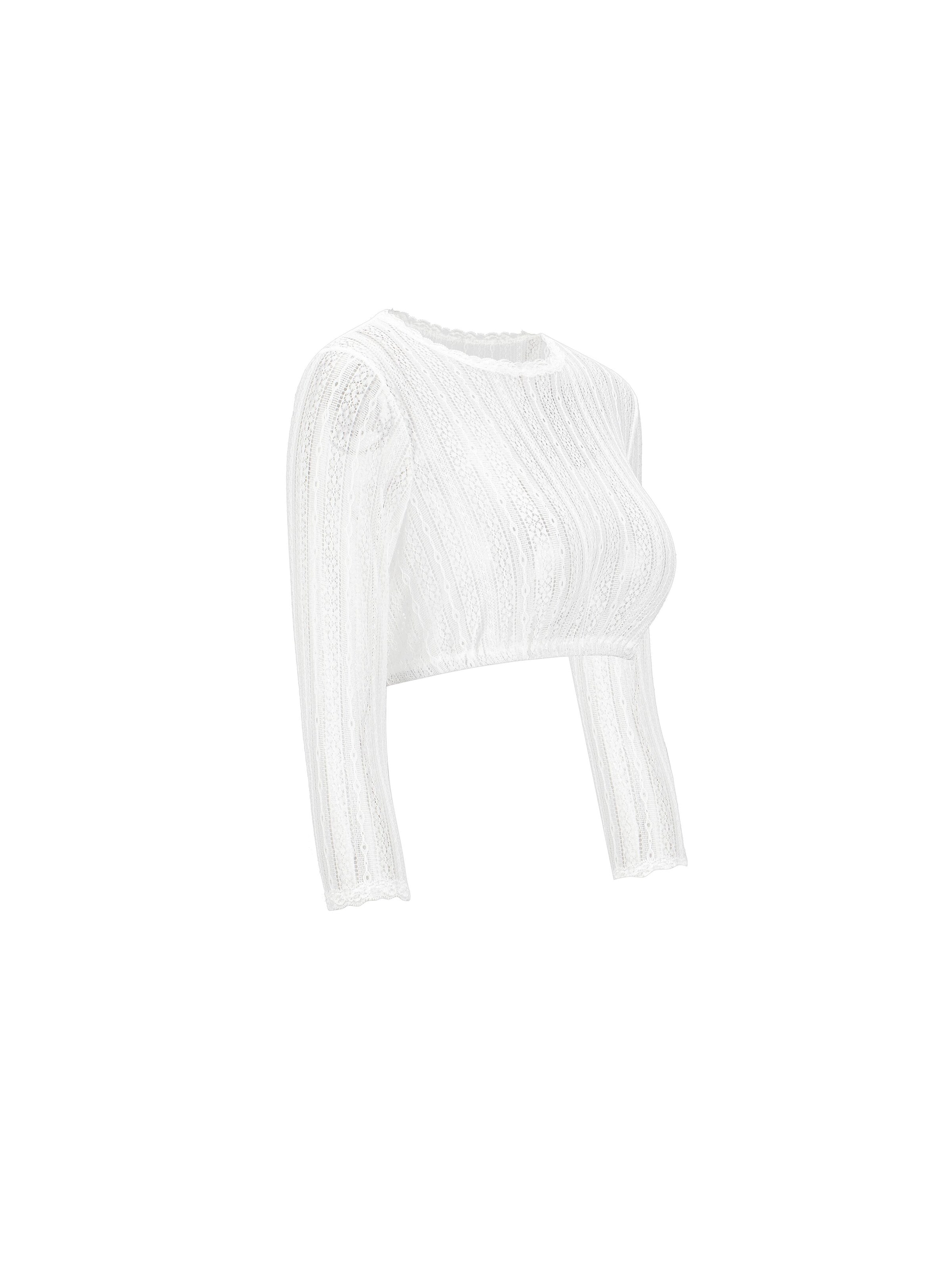 Trachtl Trachtenbluse 'Lindsay'‌‌‌‌‌ in Weiß