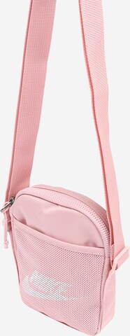 Sac à bandoulière 'Heritage' Nike Sportswear en rose : devant