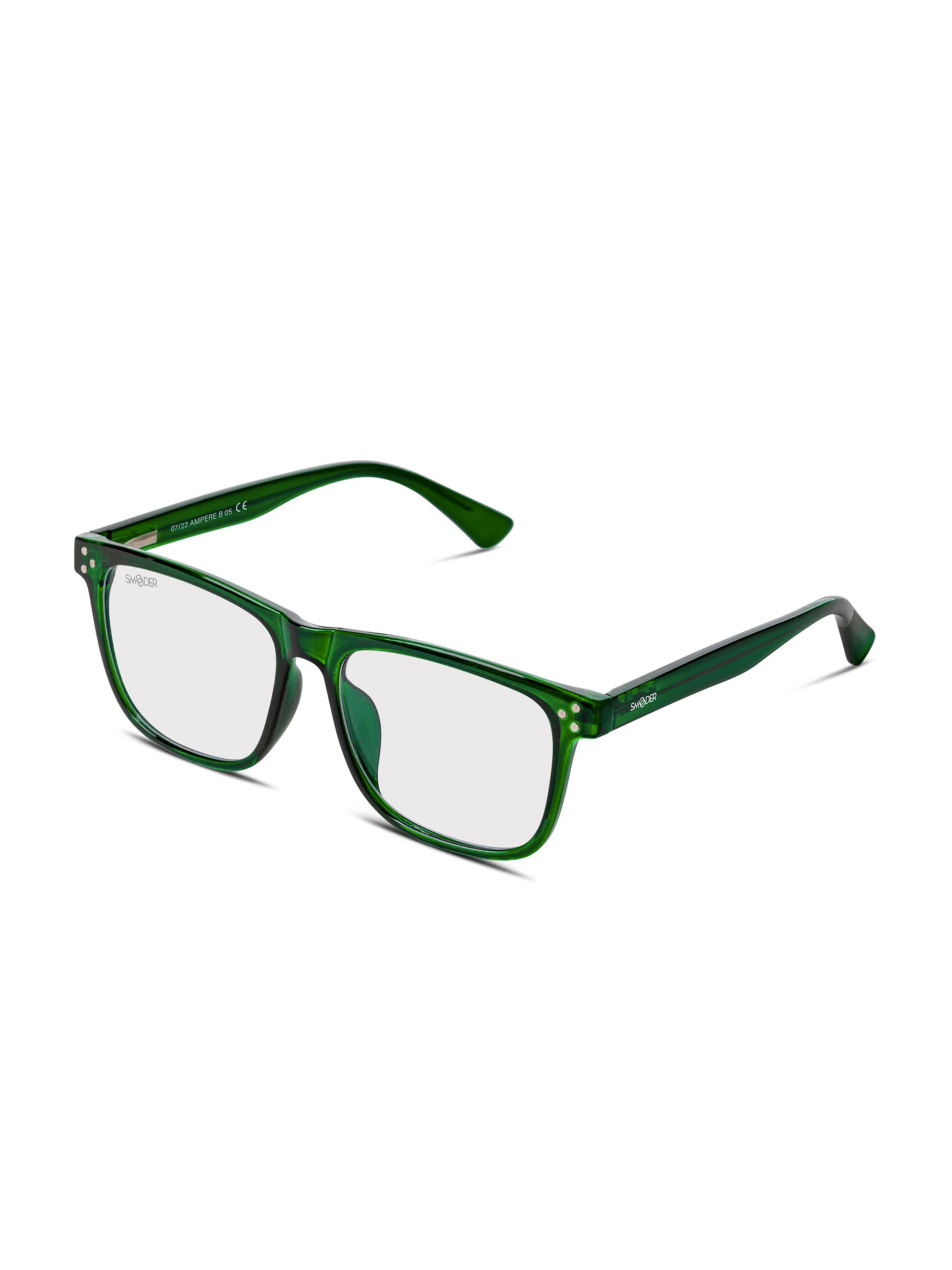 Smooder Glasses 'Ampere Blue Light' in Green: front