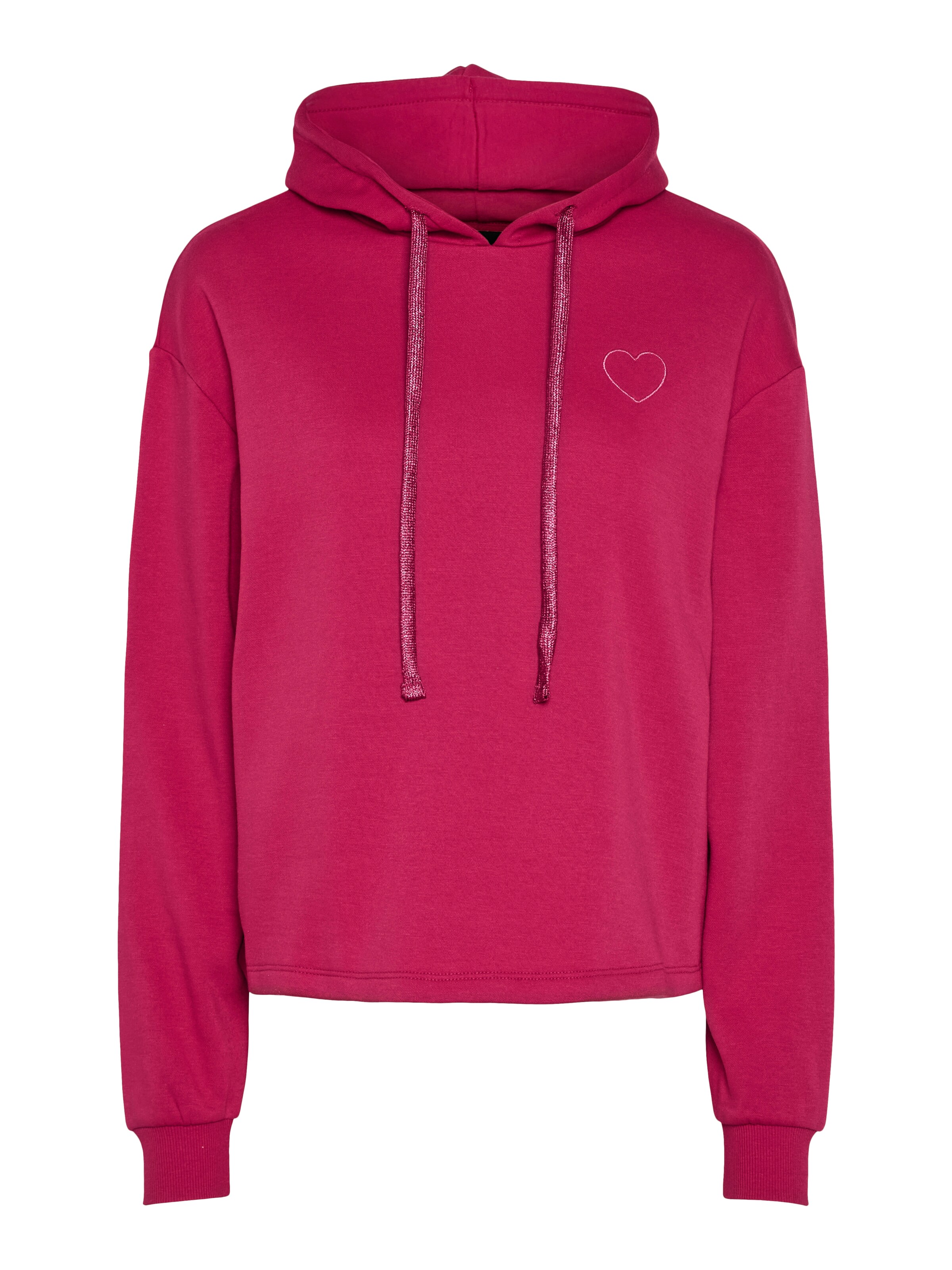 Sweat-shirt 'PCCHILLI' PIECES en rose : devant