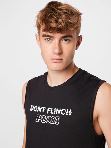 PUMA Performance Shirt 'Don`t Flinch' in Black