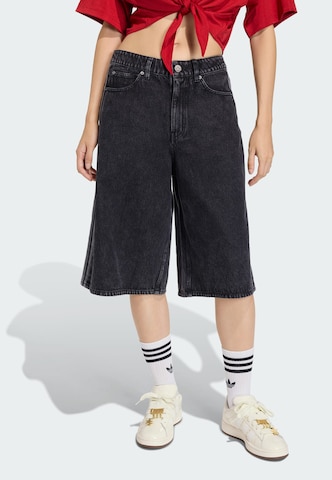 ADIDAS ORIGINALS - Pierna ancha Vaquero 'Firebird' en negro: frente