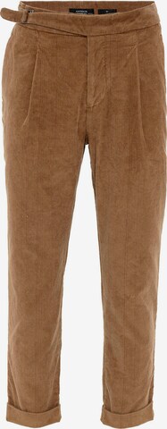 Effilé Pantalon Antioch en beige : devant