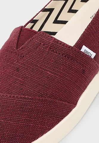 TOMS Classic Flats 'Heritage' in Red