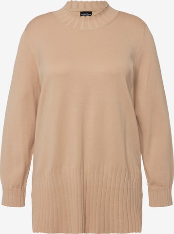 Ulla Popken Sweater in Beige: front