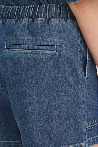 ICHI Loosefit Shorts 'ICHKamina' in Blau
