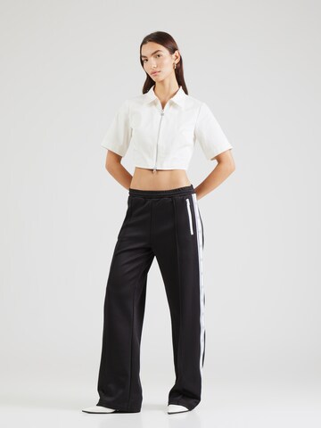 Wide leg Pantaloni 'Nadee' di HUGO in nero