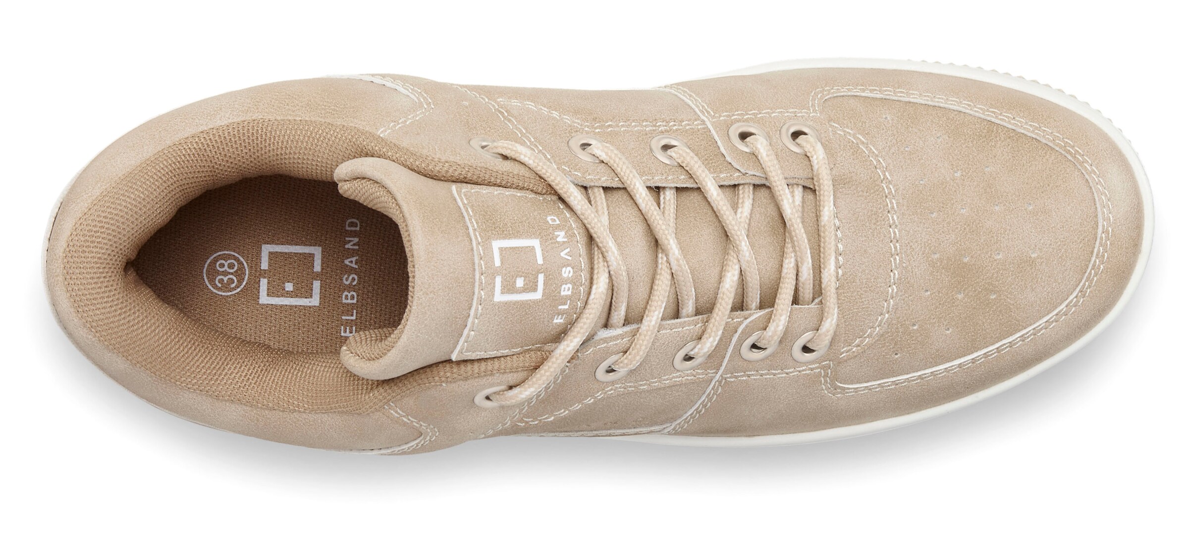 Elbsand Matalavartiset tennarit värissä beige