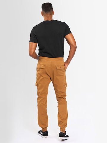 Alessandro Salvarini Tapered Cargo trousers in Beige
