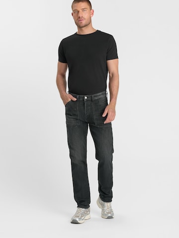 Le Temps Des Cerises Regular Jeans in Zwart