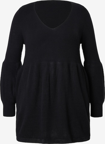 MIAMODA Sweater in Black: front