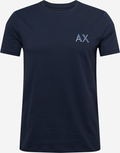 ARMANI EXCHANGE Tričko - svetlomodrá / tmavomodrá / čierna / biela, Produkt
