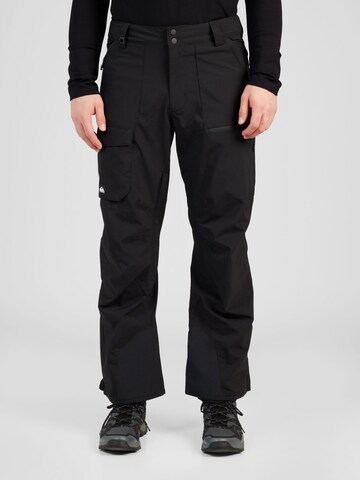 QUIKSILVER Regular Workout Pants 'Utility' in Black: front