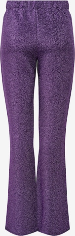 ONLY Flared Leggings 'JOSE' in Purple