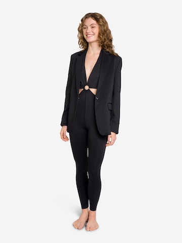 OCEANSAPART - Blazer 'Gianna' en negro: frente