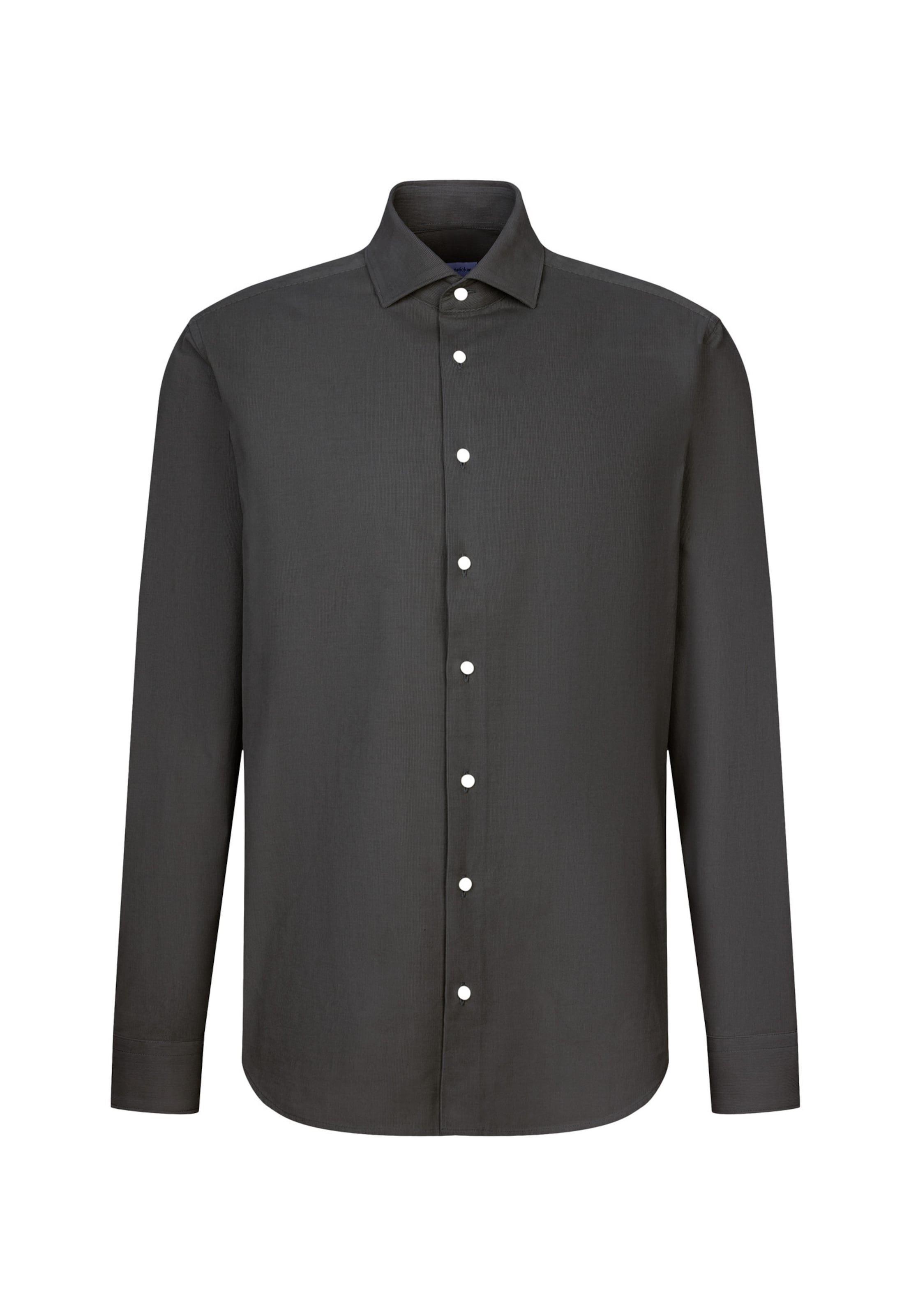 SEIDENSTICKER Regular fit Button Up Shirt in Grey
