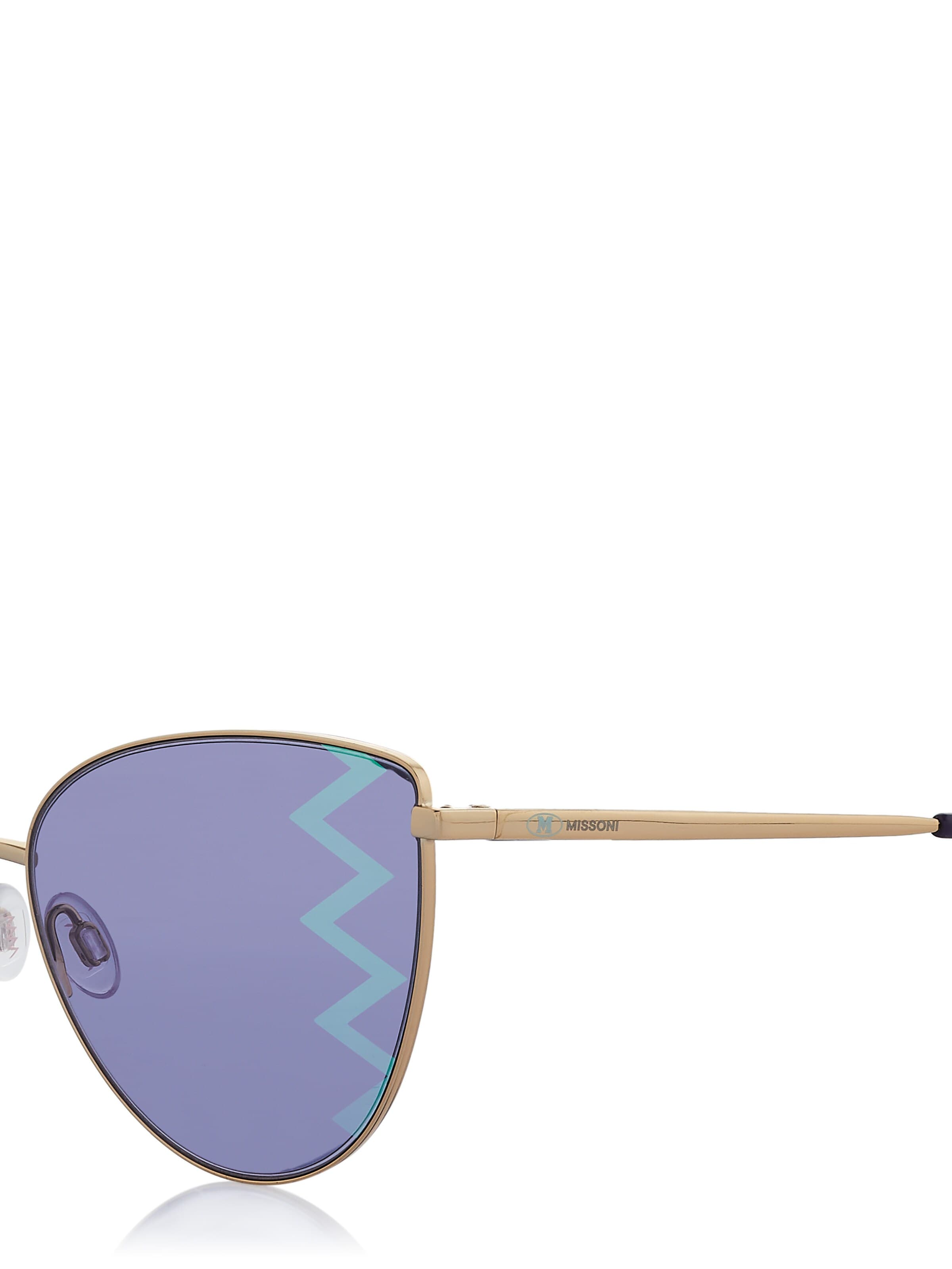 Lunettes de soleil 'Missoni Sonnenbrille' MISSONI en or