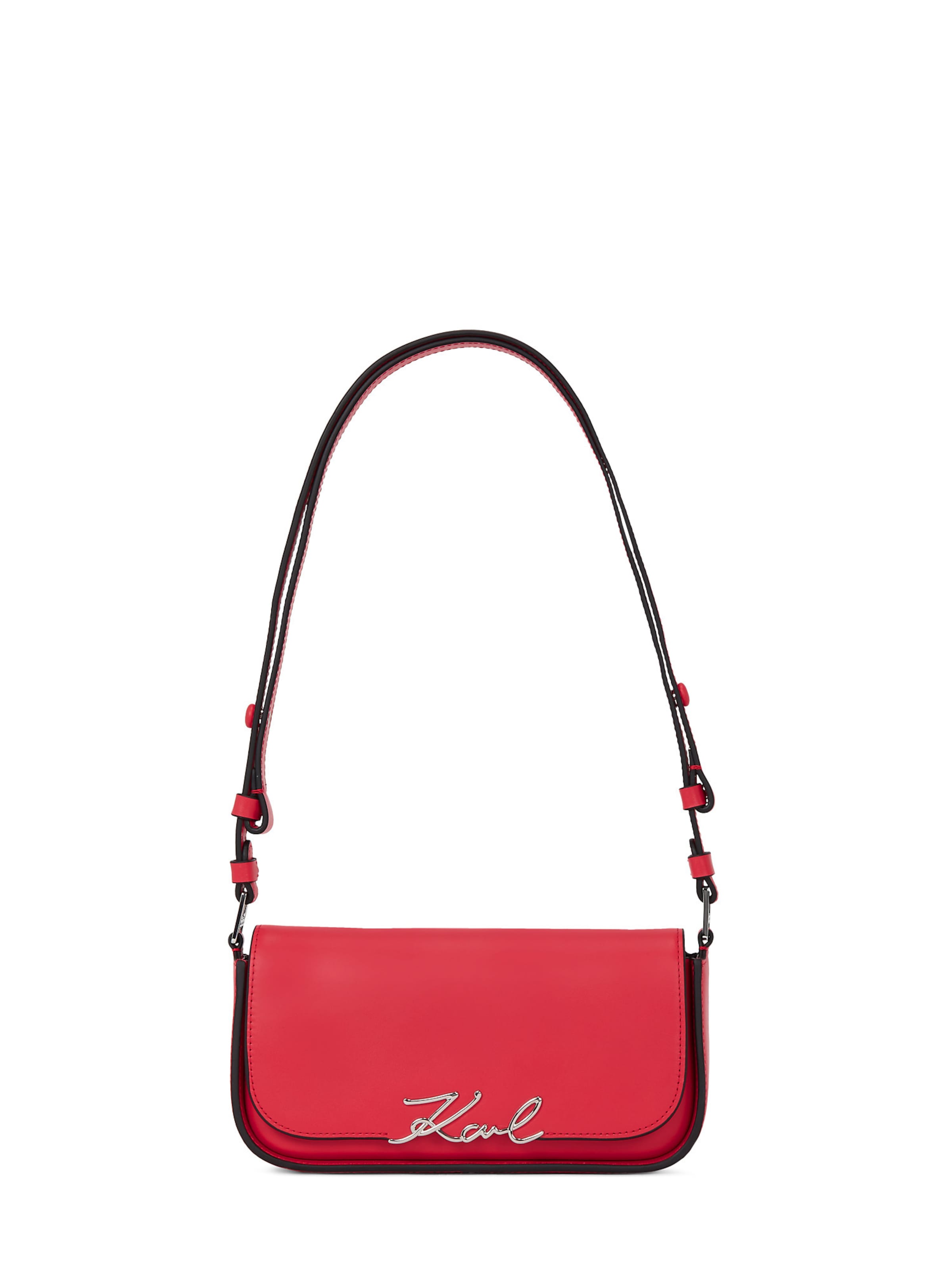 Karl Lagerfeld Чанта с презрамки в розово: отпред