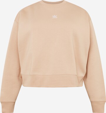 ADIDAS ORIGINALS Sweatshirt 'Adicolor Essentials Crew ' in Beige: predná strana