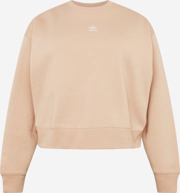 Sweat-shirt 'Adicolor Essentials Crew ' ADIDAS ORIGINALS en beige : devant