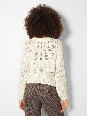 Bershka Pullover in Beige