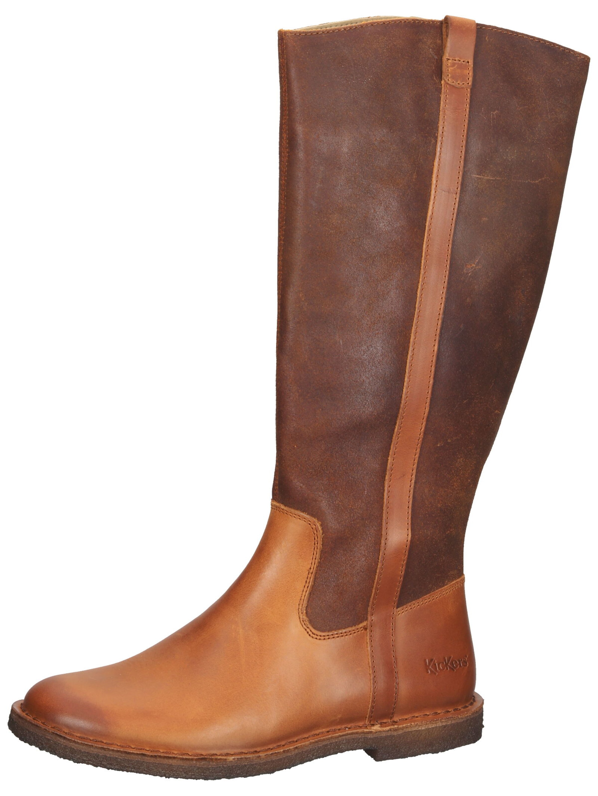 Kickers Laarzen in Bruin: voorkant