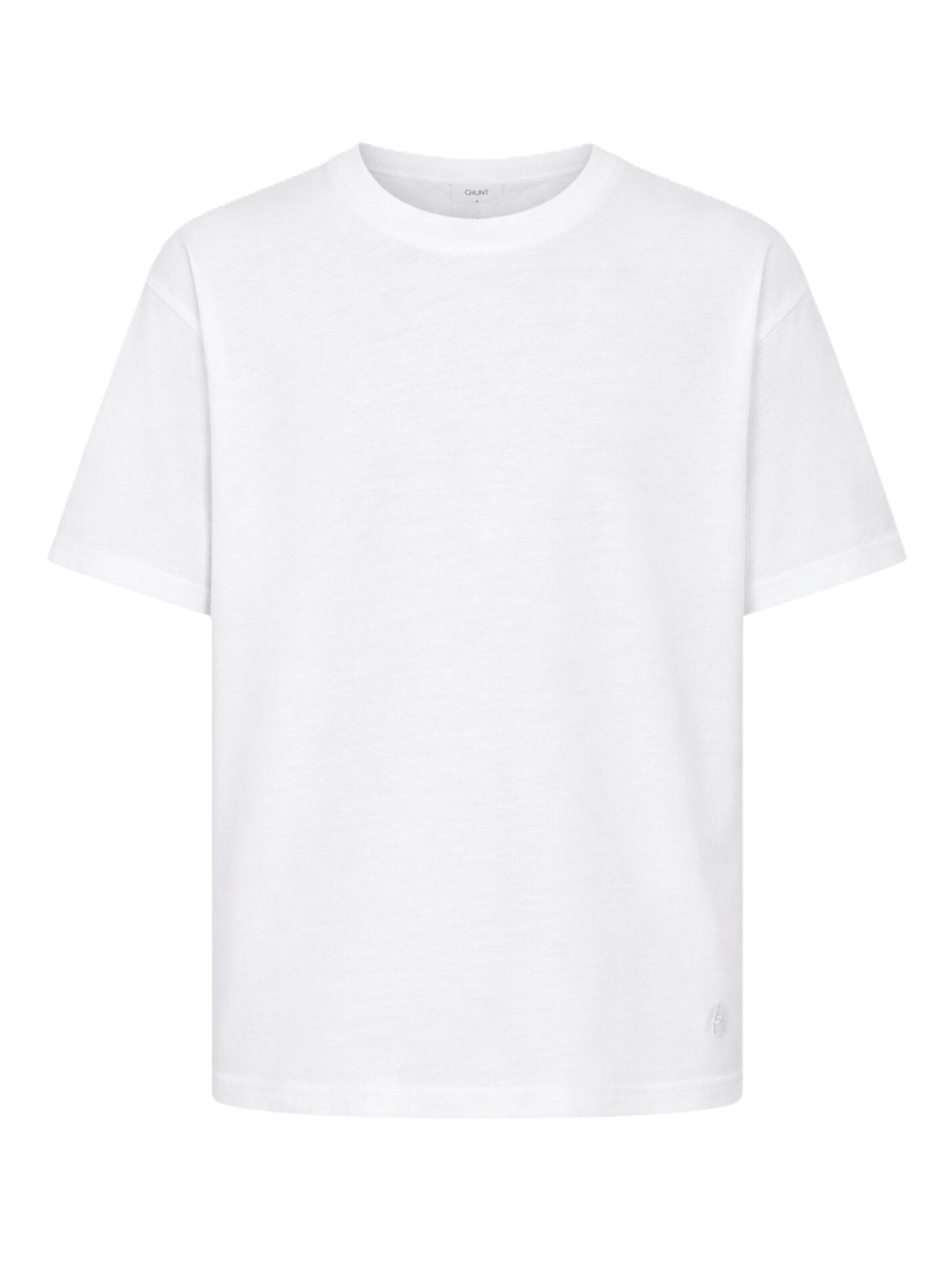 GRUNT Shirt 'GRUNT GRGREENWOOD BOXY TEE' in White: front