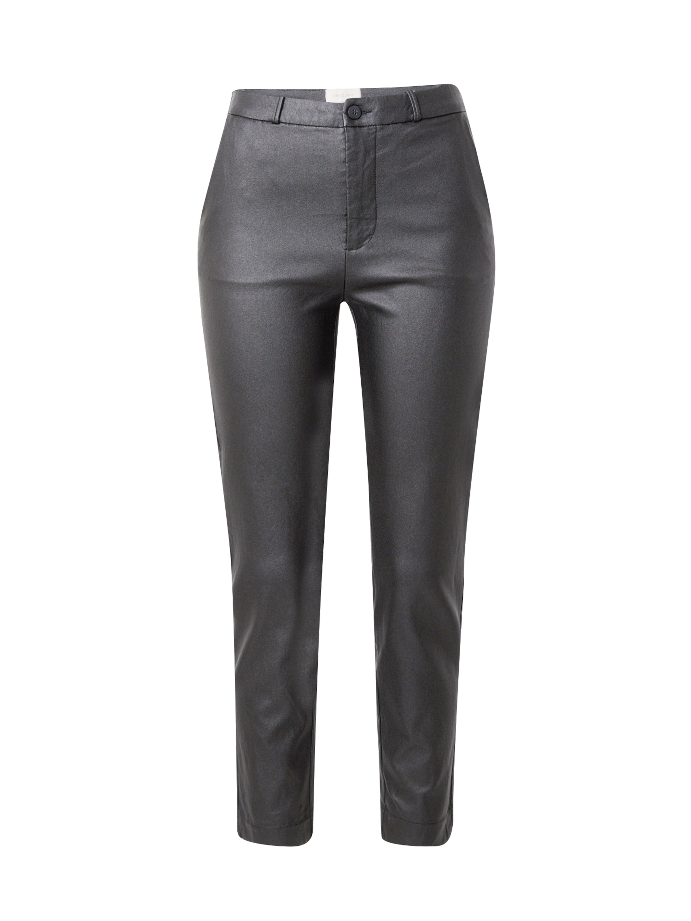 Freequent Slimfit Hose 'SOLVEJ COOPER' in Schwarz: Vorderseite