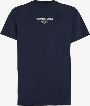 Tommy Jeans Plus Shirt in Blue: front