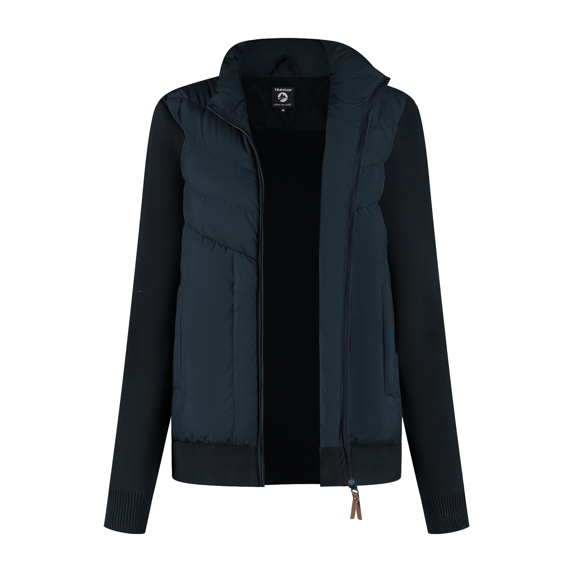 Travelin Gebreid vest 'Dana' in Blauw