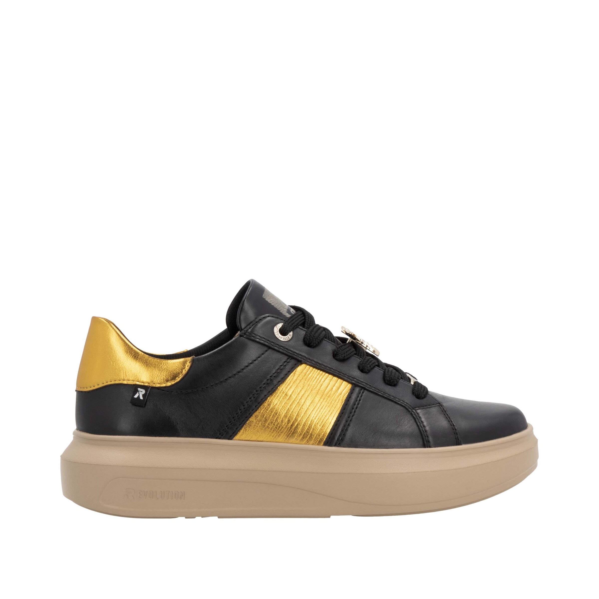 Baskets basses 'W1202' Rieker Sport en noir