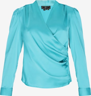 Chemisier faina en bleu : devant