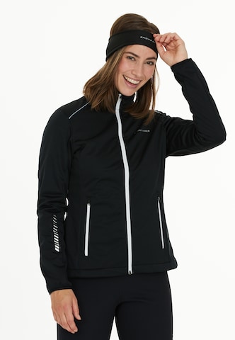 ENDURANCE Outdoor Jacket 'Zora' in Black: front